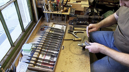 Making a bushcraft knife